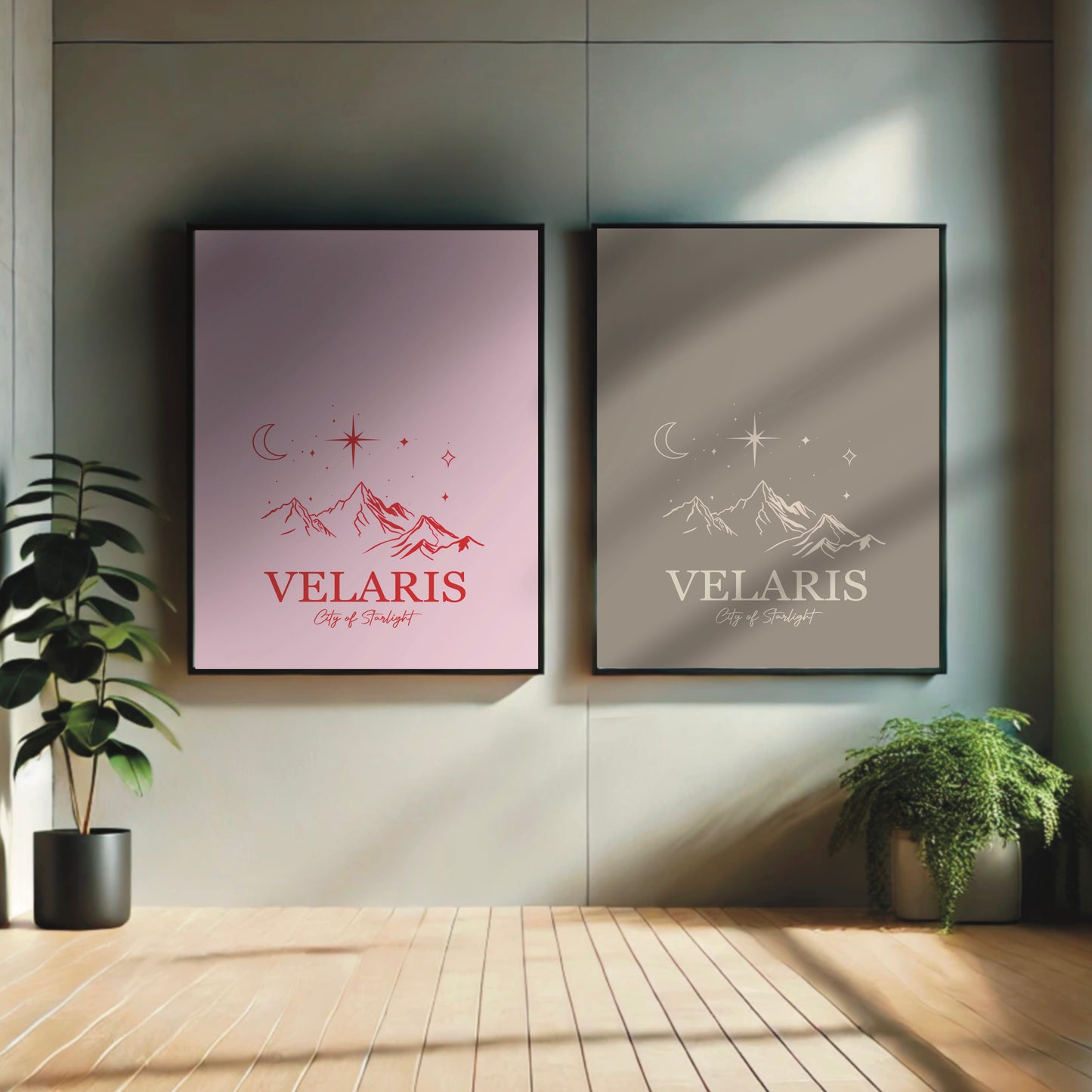 ACOTAR Velaris-inspired Wall Print