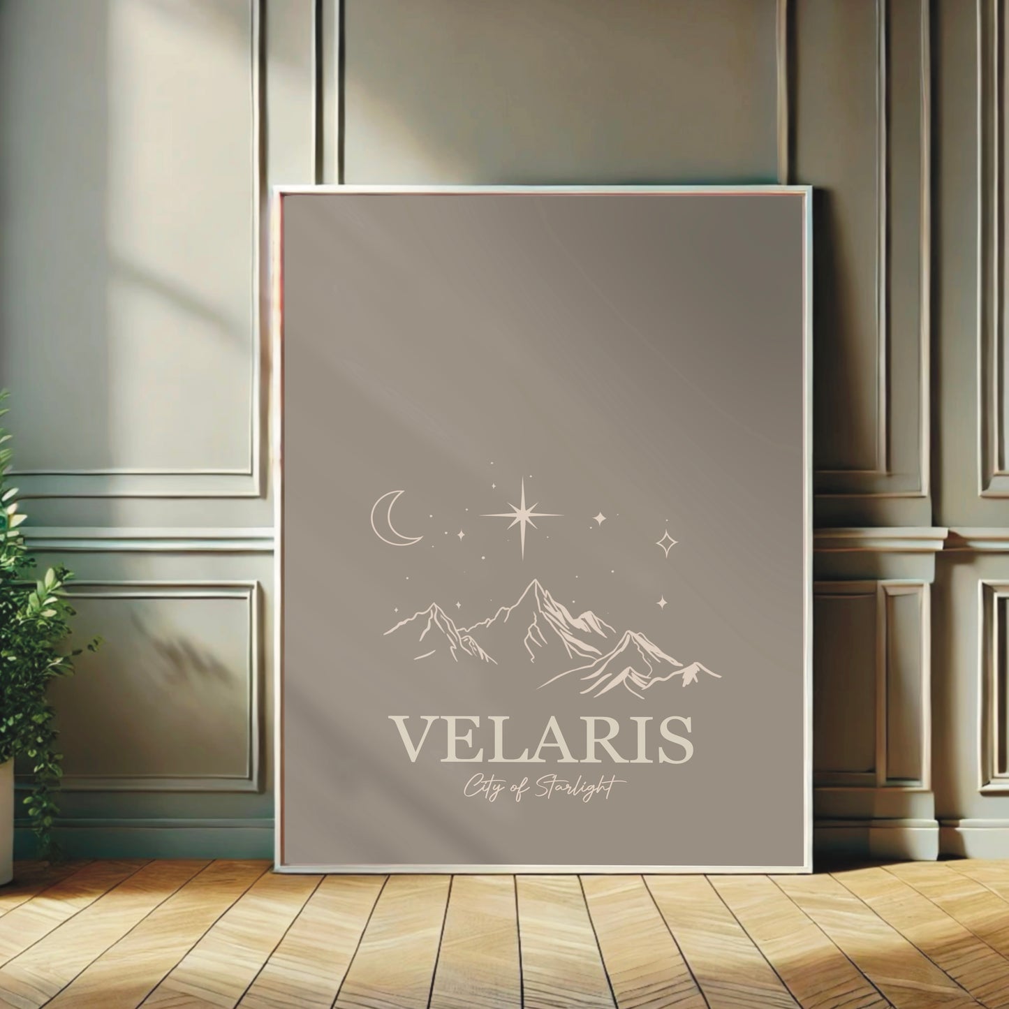 ACOTAR Velaris-inspired Wall Print