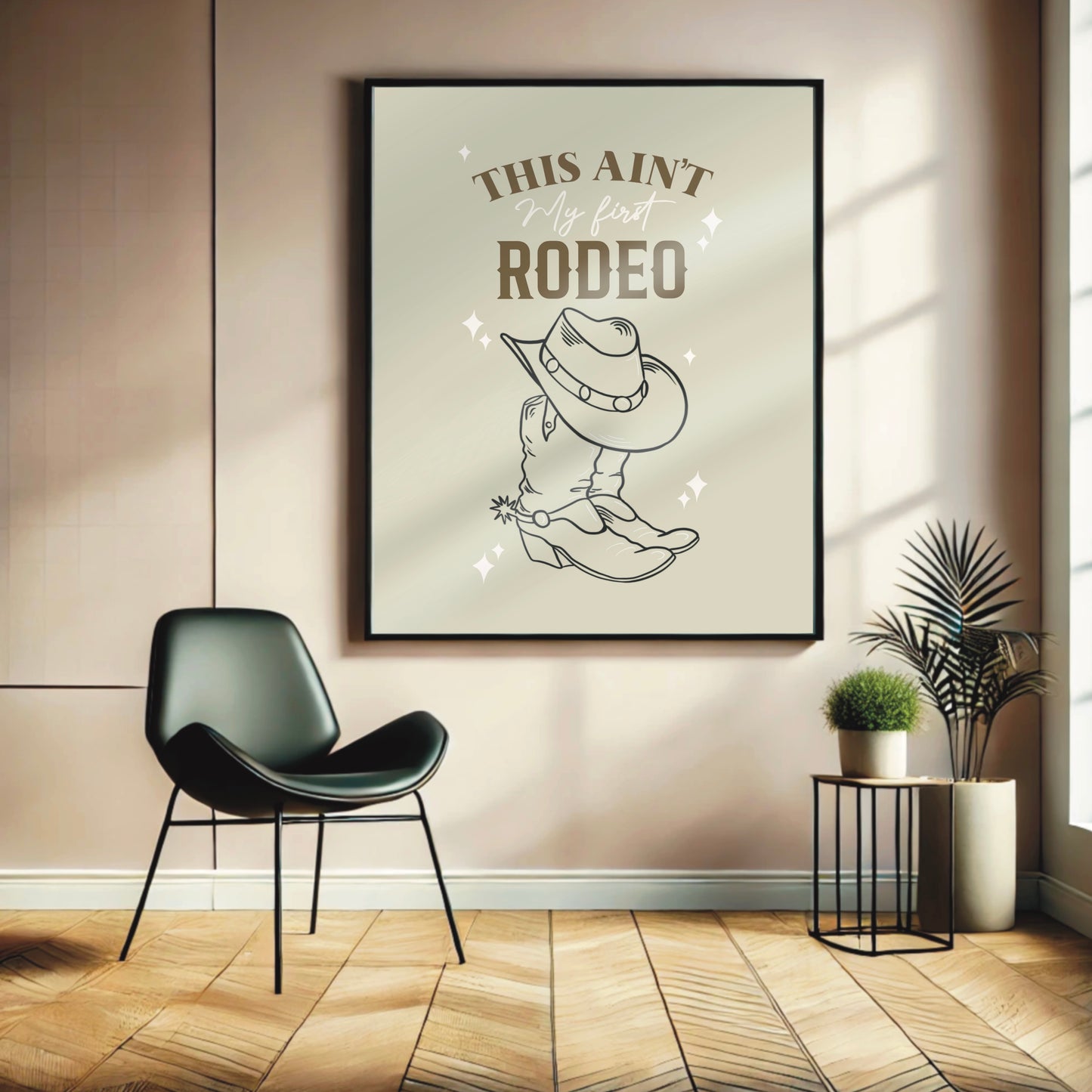 Cowgirl Wall Print - This ain't my first Rodeo