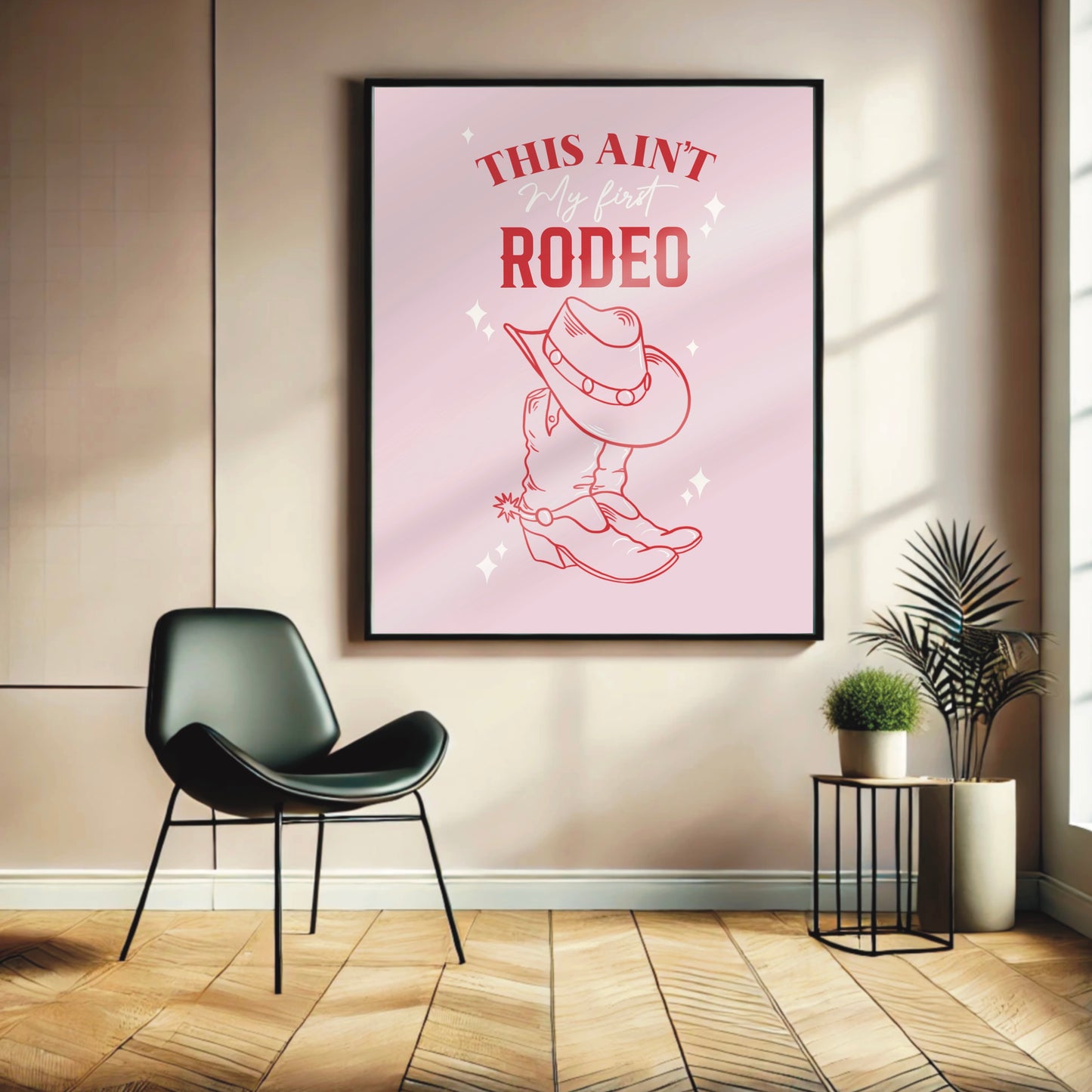 Cowgirl Wall Print - This ain't my first Rodeo