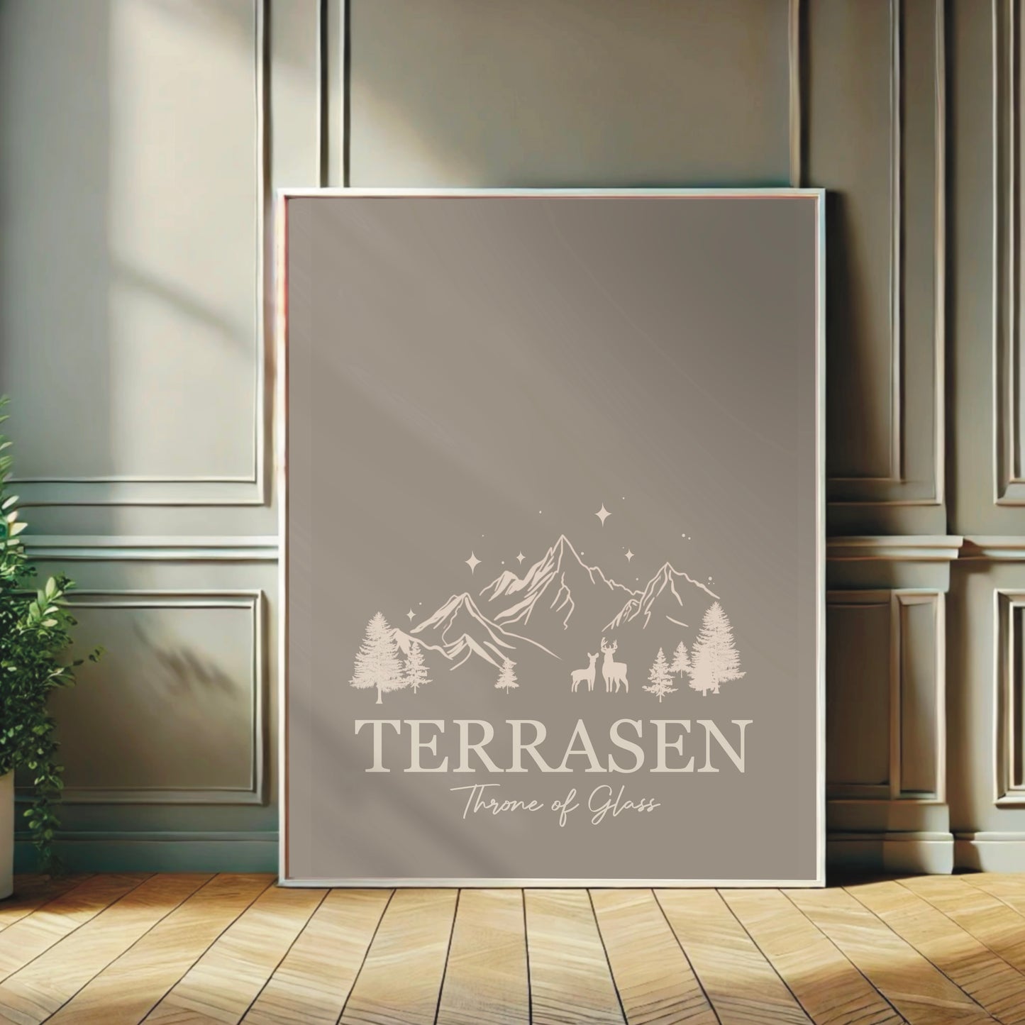 Throne of Glass-inspired Terrasen Wall Print