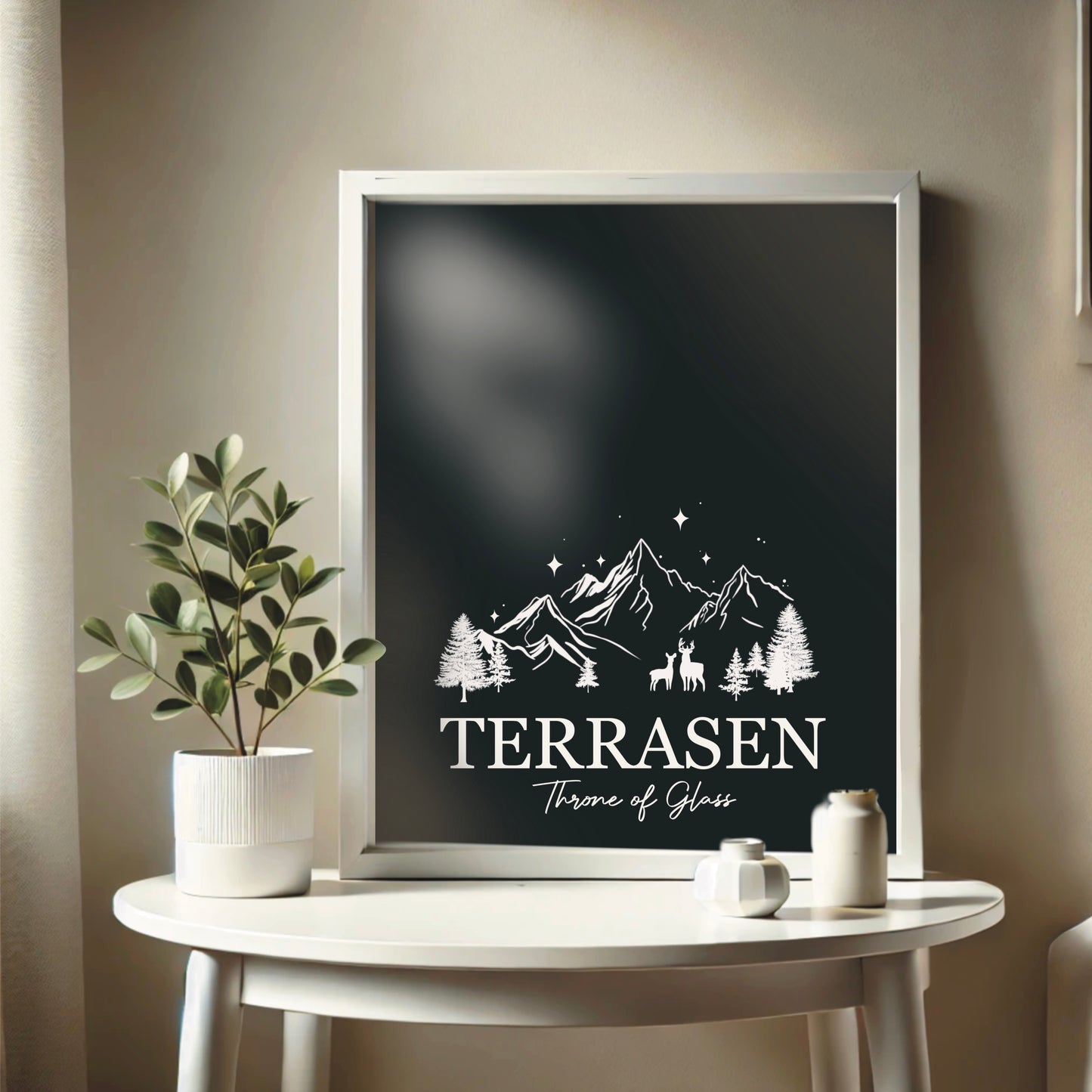 Throne of Glass-inspired Terrasen Wall Print