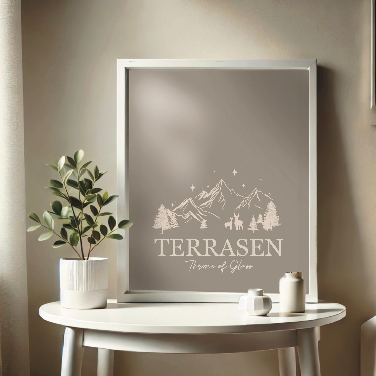 Throne of Glass-inspired Terrasen Wall Print