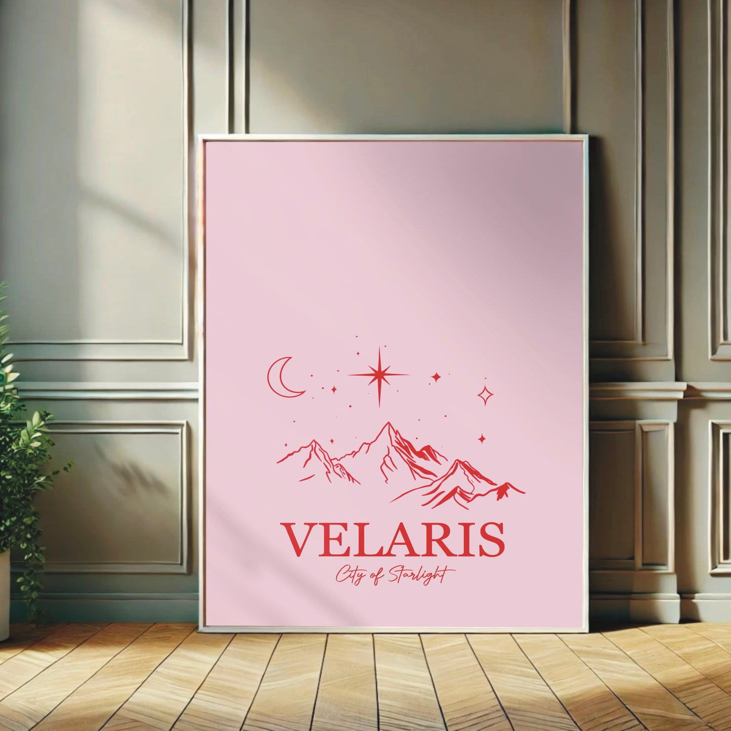 ACOTAR Velaris-inspired Wall Print