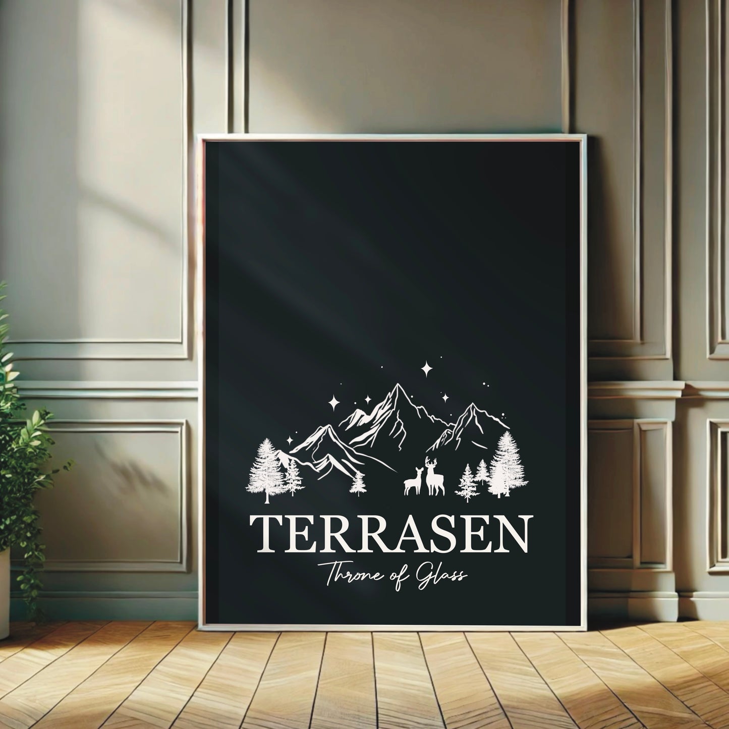 Throne of Glass-inspired Terrasen Wall Print