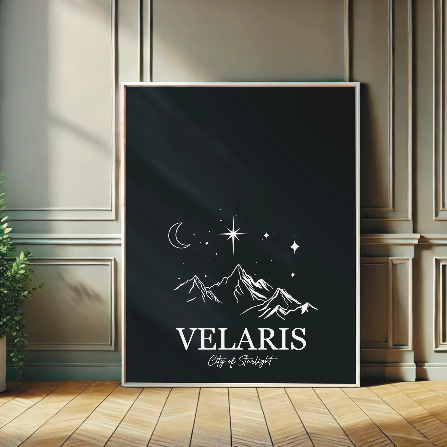 ACOTAR Velaris-inspired Wall Print