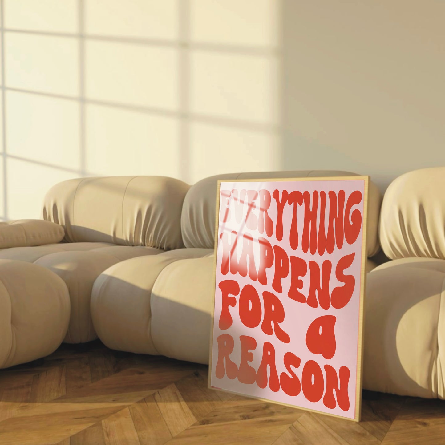 Everything Happens For A Reason - Wall Print